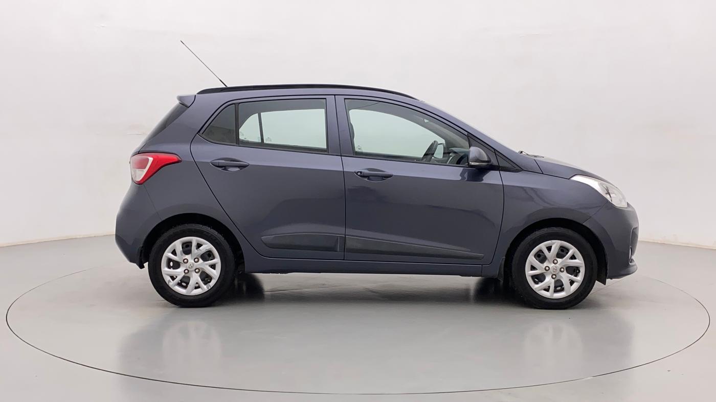 2017 Hyundai Grand i10 SPORTZ (O) 1.2 KAPPA VTVT, Petrol, Manual, 73,976 km, Right Side View