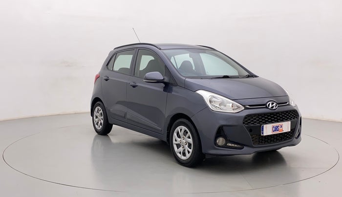 2017 Hyundai Grand i10 SPORTZ (O) 1.2 KAPPA VTVT, Petrol, Manual, 73,976 km, Right Front Diagonal
