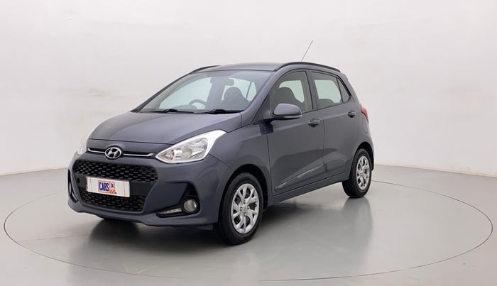 2017 Hyundai Grand i10 SPORTZ (O) 1.2 KAPPA VTVT, Petrol, Manual, 73,976 km, Left Front Diagonal