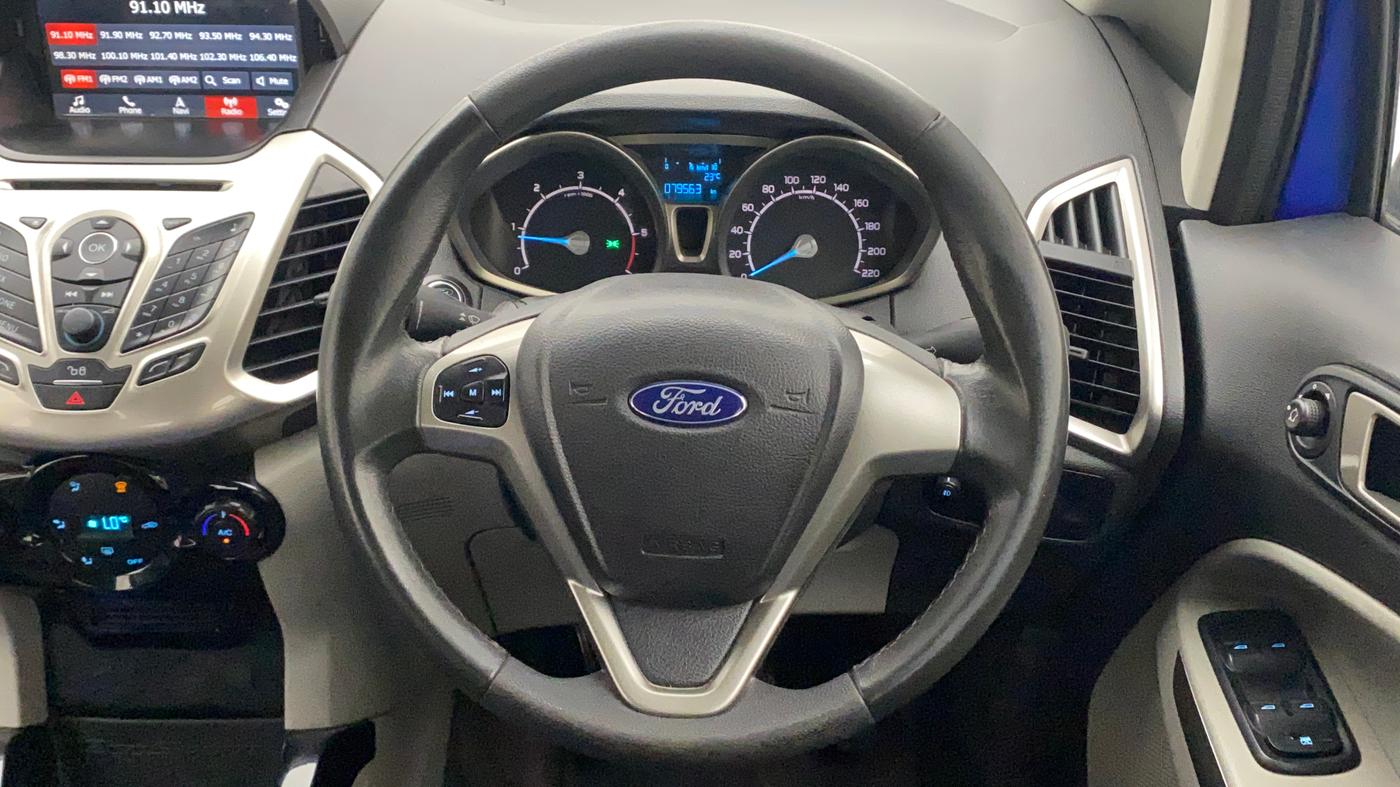 2017 Ford Ecosport TITANIUM 1.5L DIESEL, Diesel, Manual, 79,740 km, Steering Wheel Close Up