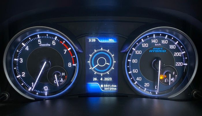 2021 Maruti Ertiga ZXI+ SHVS, Petrol, Manual, 59,720 km, Odometer Image