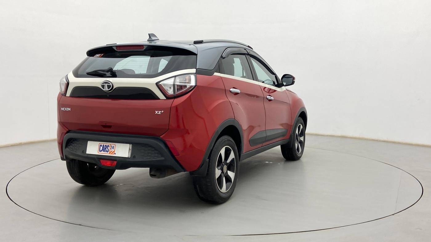 2018 Tata NEXON XZ PLUS PETROL DUAL TONE, Petrol, Manual, 38,137 km, Right Back Diagonal