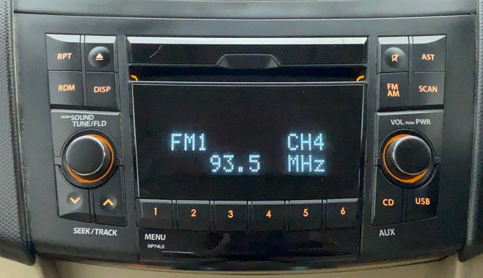 2012 Maruti Swift Dzire ZXI 1.2 BS IV, Petrol, Manual, 44,818 km, Infotainment System