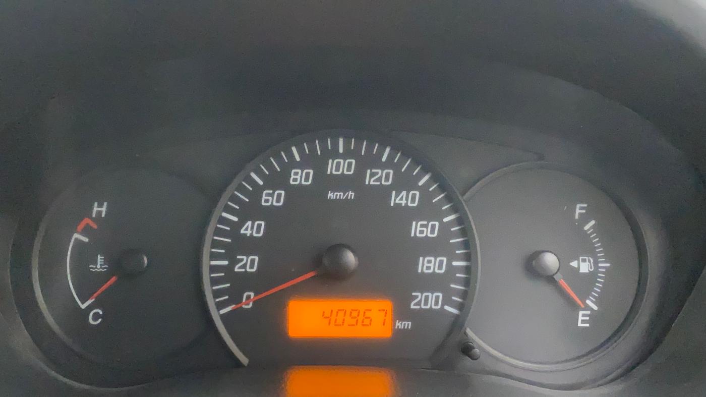 2010 Maruti Swift LXI, Petrol, Manual, 40,949 km, Odometer Image