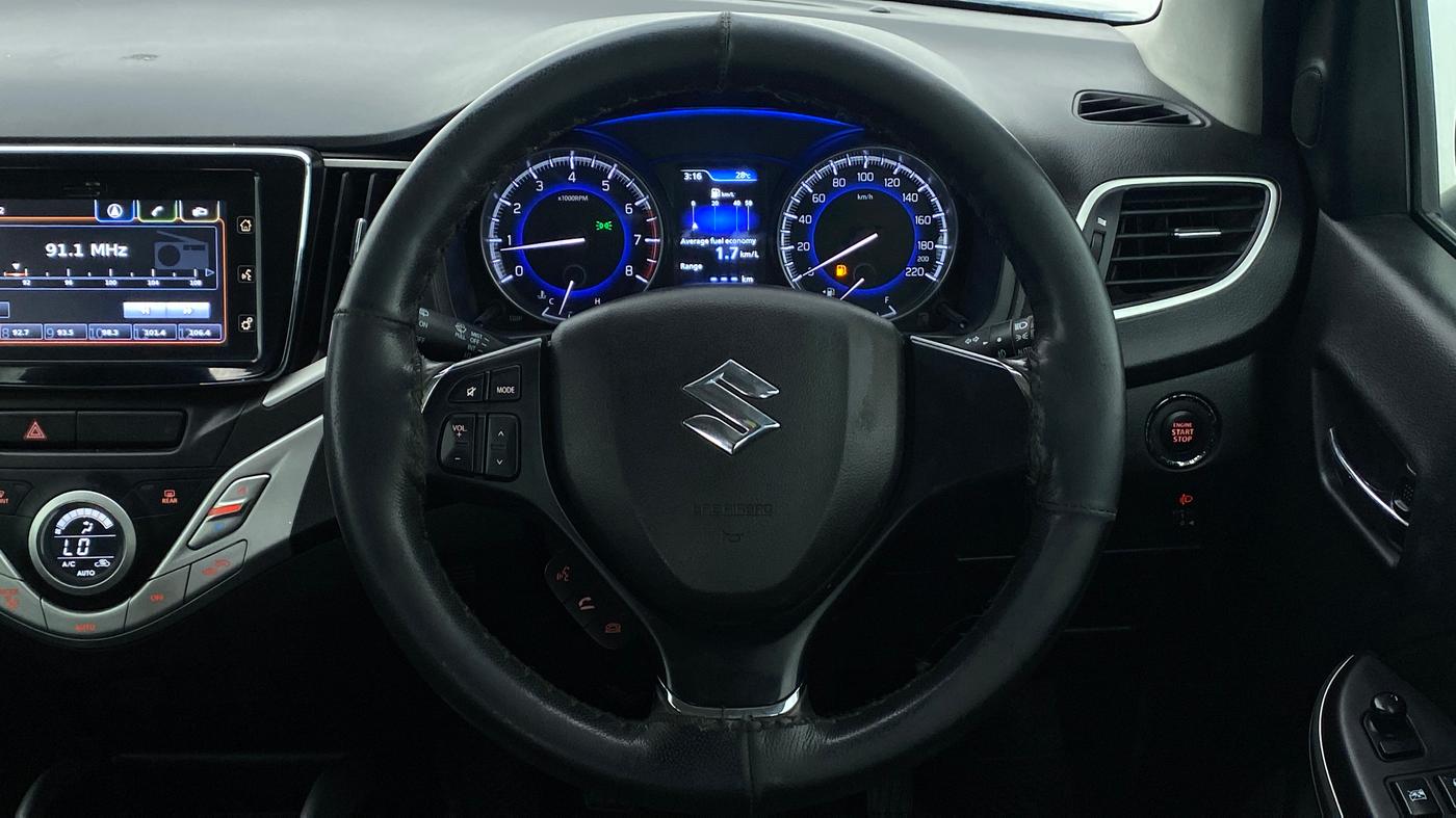 2017 Maruti Baleno ALPHA 1.2 K12, Petrol, Manual, 59,647 km, Steering Wheel Close Up