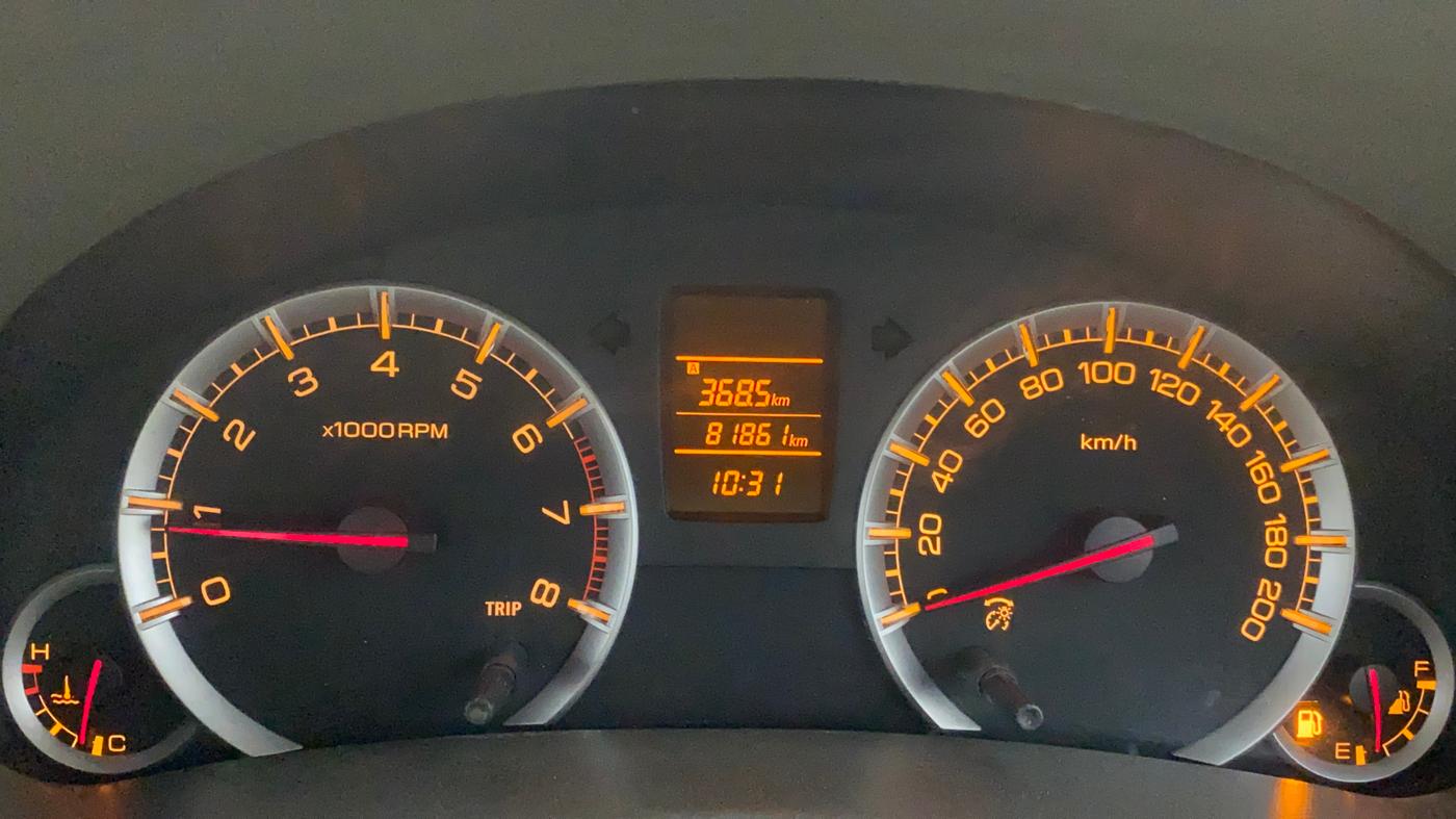 2013 Maruti Ertiga VXI, Petrol, Manual, 81,861 km, Odometer Image