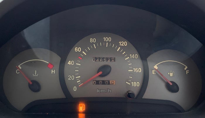 2010 Hyundai Santro Xing GL, Petrol, Manual, 46,734 km, Odometer Image
