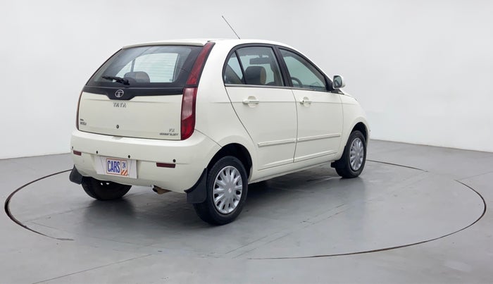 2012 Tata Indica Vista VX QUADRAJET, Diesel, Manual, 59,704 km, Right Back Diagonal (45- Degree) View