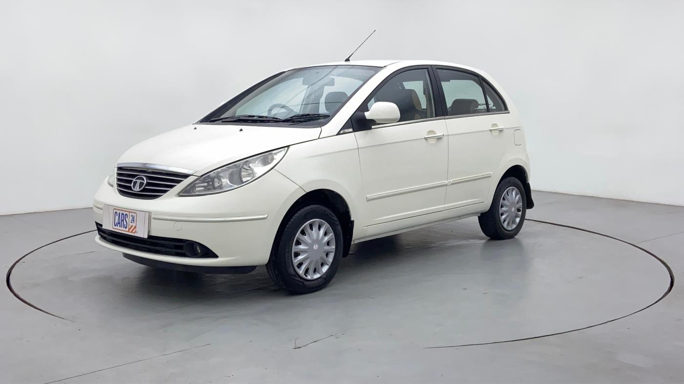 2012 Tata Indica Vista VX QUADRAJET, Diesel, Manual, 59,704 km, Left Front Diagonal (45- Degree) View