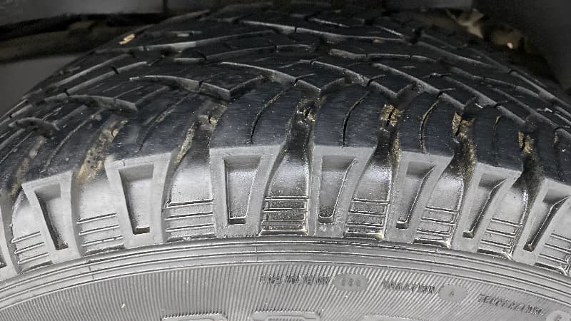 2016 Mahindra TUV300 T8, Diesel, Manual, 88,654 km, Left Rear Tyre Tread