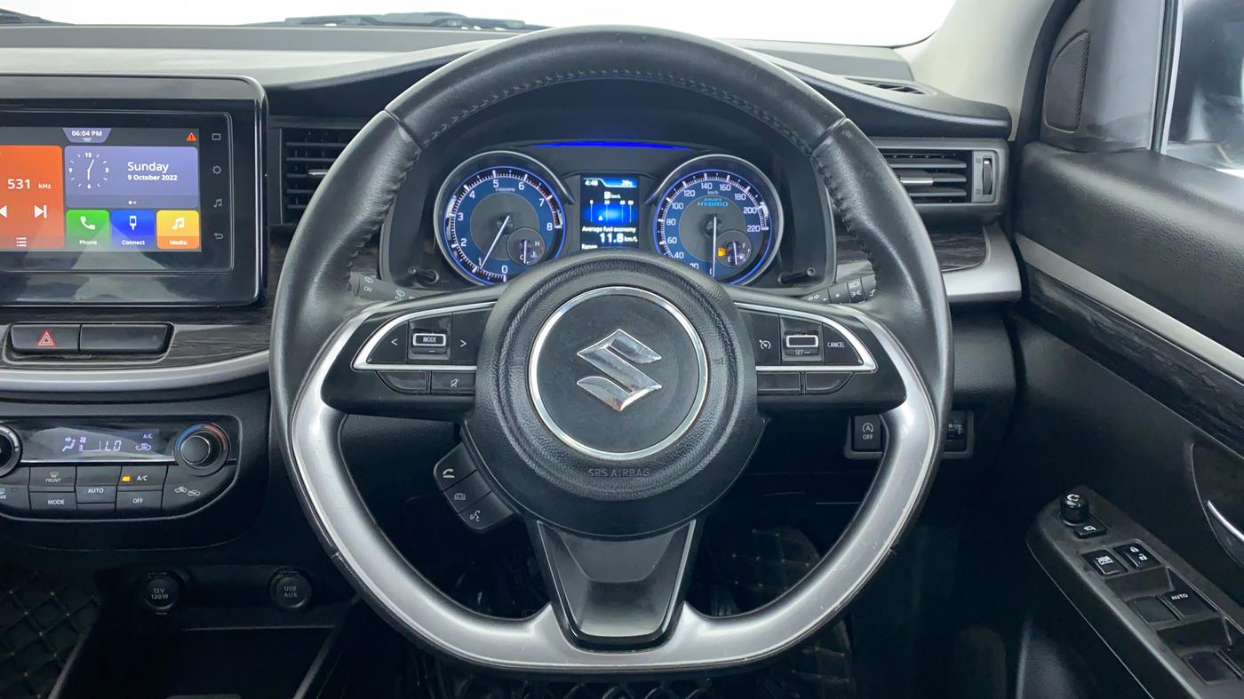 2019 Maruti XL6 ALPHA SHVS  MT, Petrol, Manual, 31,724 km, Steering Wheel Close Up