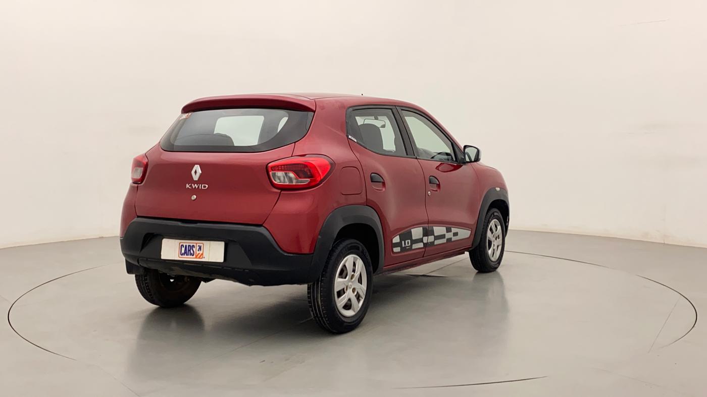 2016 Renault Kwid RXT 1.0 AMT (O), Petrol, Automatic, 93,944 km, Right Back Diagonal