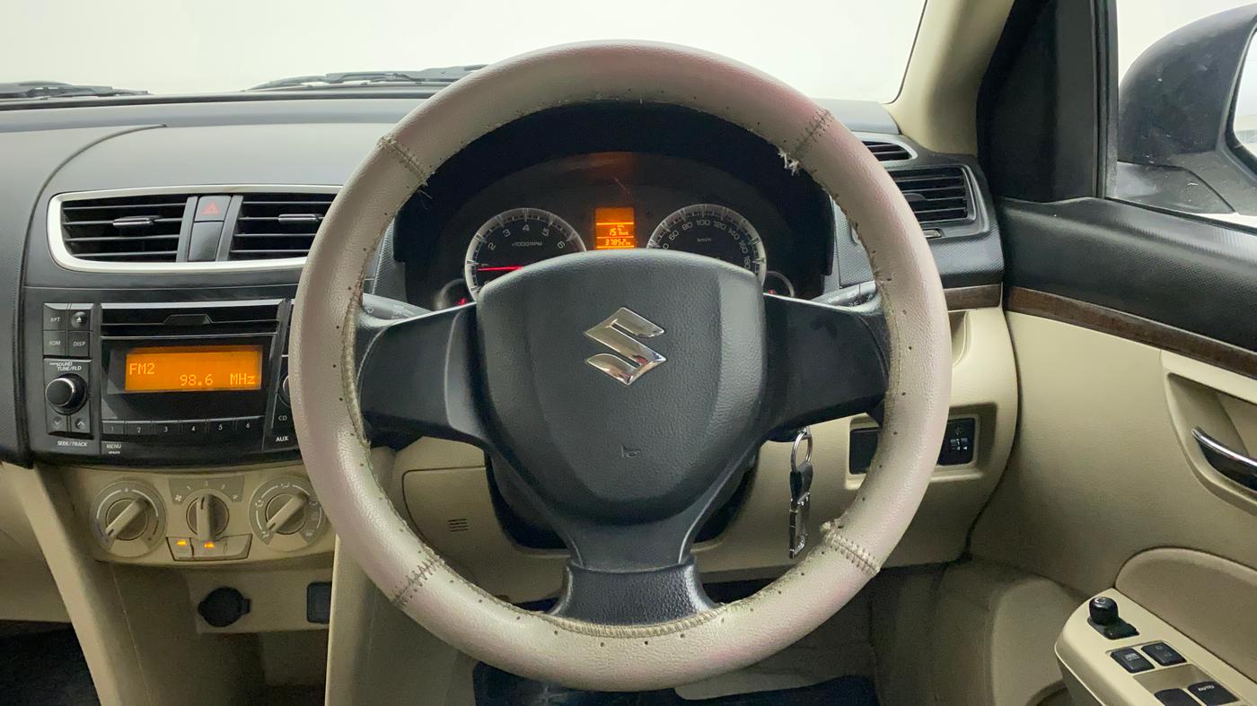 2015 Maruti Swift Dzire VXI, Petrol, Manual, 37,851 km, Steering Wheel Close Up
