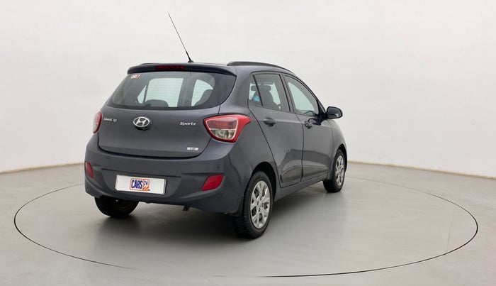 2015 Hyundai Grand i10 SPORTZ 1.2 KAPPA VTVT, Petrol, Manual, 96,060 km, Right Back Diagonal