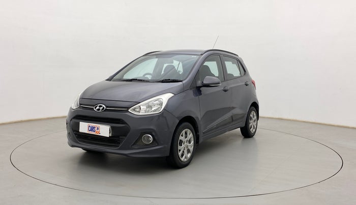 2015 Hyundai Grand i10 SPORTZ 1.2 KAPPA VTVT, Petrol, Manual, 96,060 km, Left Front Diagonal