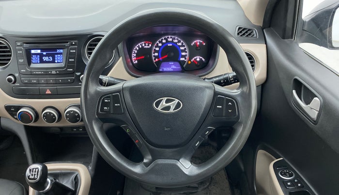 2015 Hyundai Grand i10 SPORTZ 1.2 KAPPA VTVT, Petrol, Manual, 96,060 km, Steering Wheel Close Up