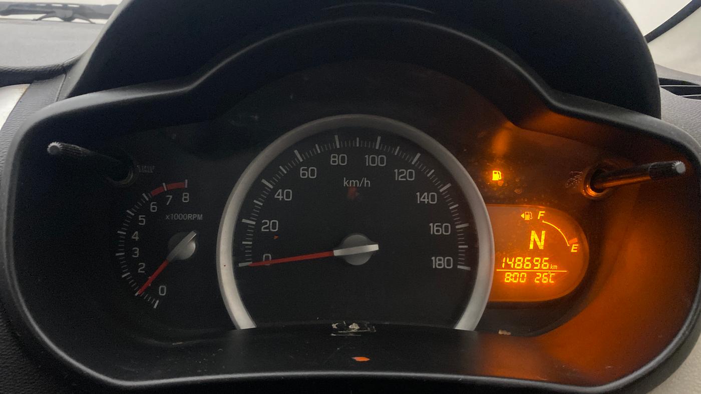 2014 Maruti Celerio VXI AMT, Petrol, Automatic, 1,48,663 km, Odometer Image