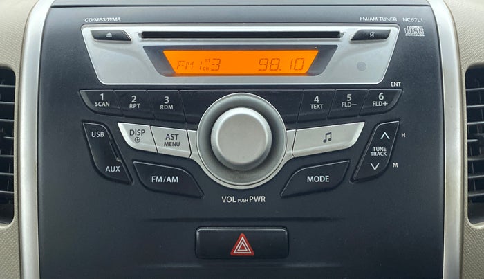 2014 Maruti Wagon R 1.0 VXI, CNG, Manual, 93,916 km, Infotainment System