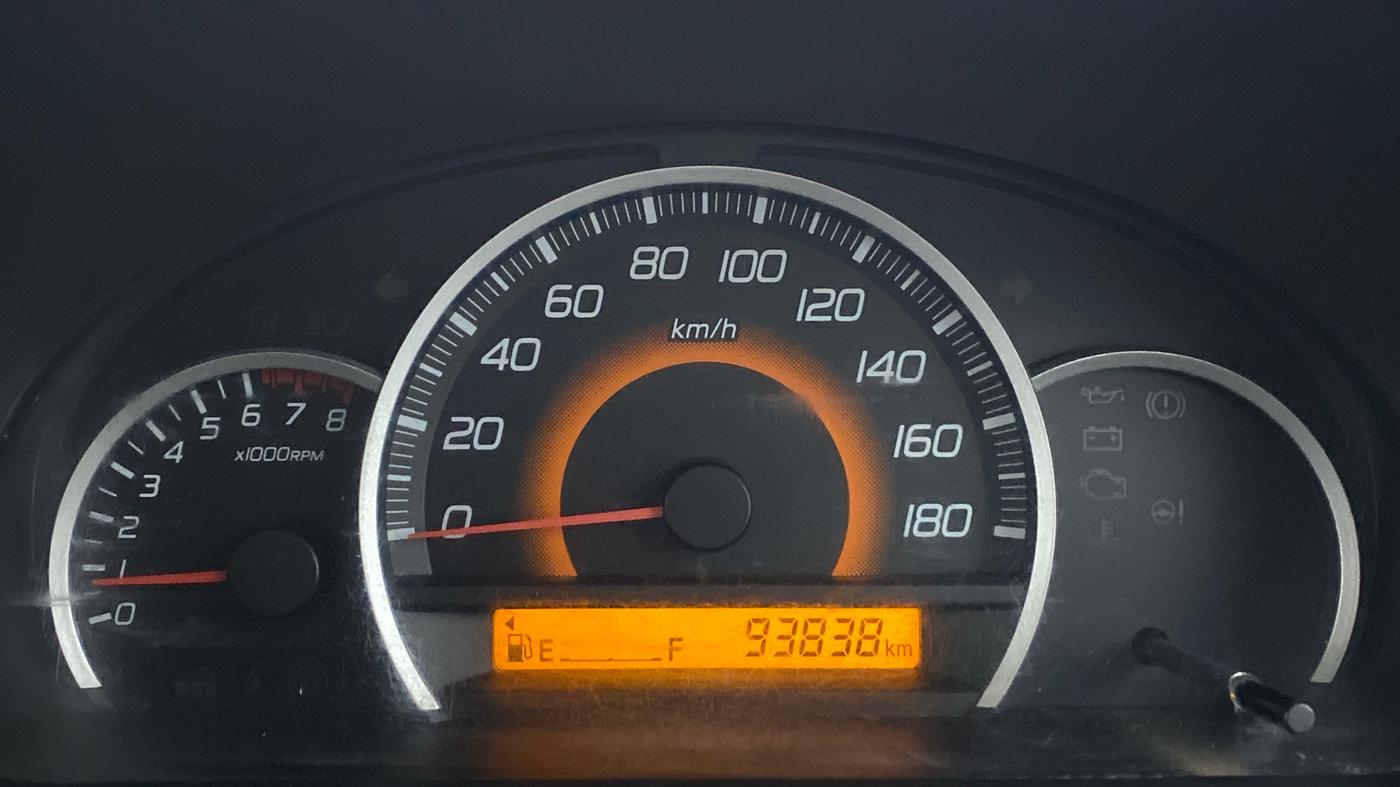 2014 Maruti Wagon R 1.0 VXI, CNG, Manual, 93,916 km, Odometer Image