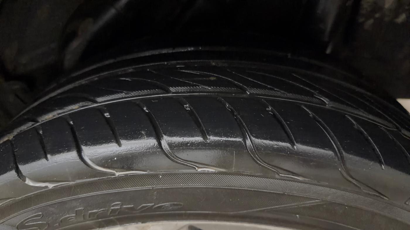 2021 Hyundai Verna SX 1.5 VTVT IVT, Petrol, Automatic, 93,911 km, Left Rear Tyre Tread