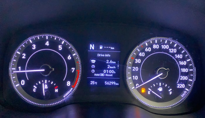 2020 Hyundai VENUE SX 1.0 (O) TURBO IMT DUAL TONE, Petrol, Manual, 56,298 km, Odometer Image