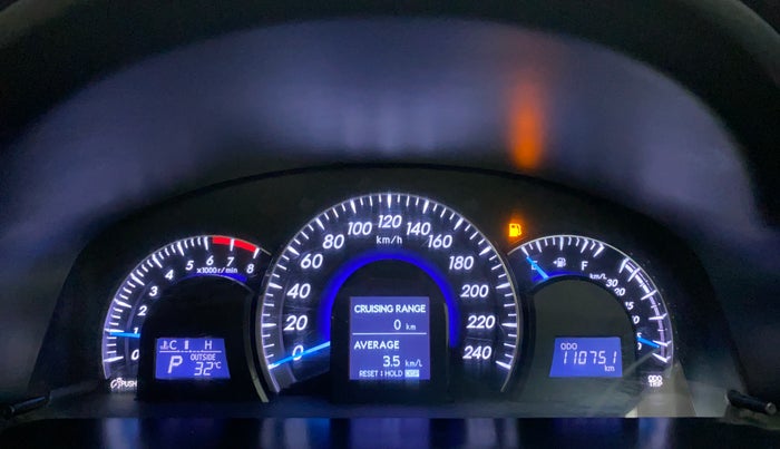 2012 Toyota Camry 2.5L AT, Petrol, Automatic, 1,10,975 km, Odometer Image
