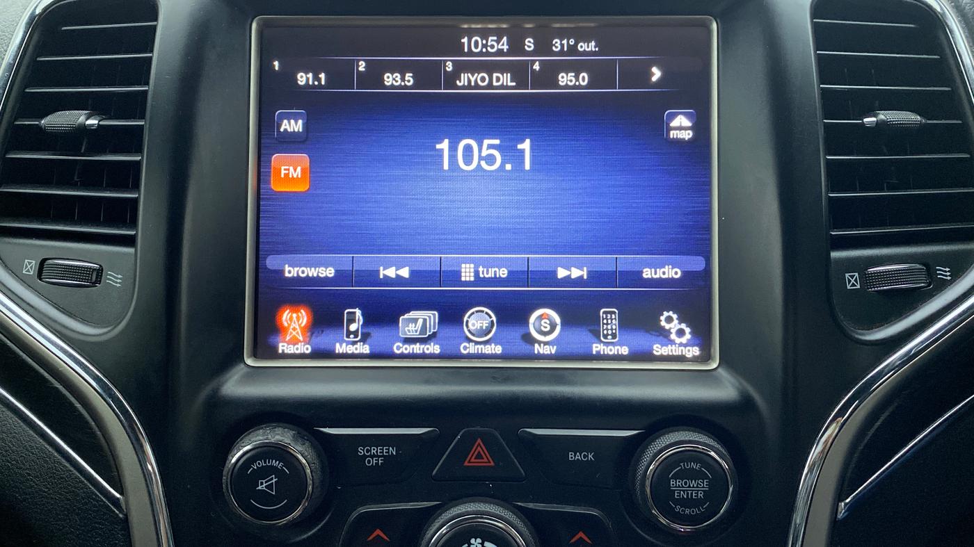 2016 Jeep GRAND CHEROKEE LIMITED DIESEL, Diesel, Automatic, 91,825 km, Infotainment System