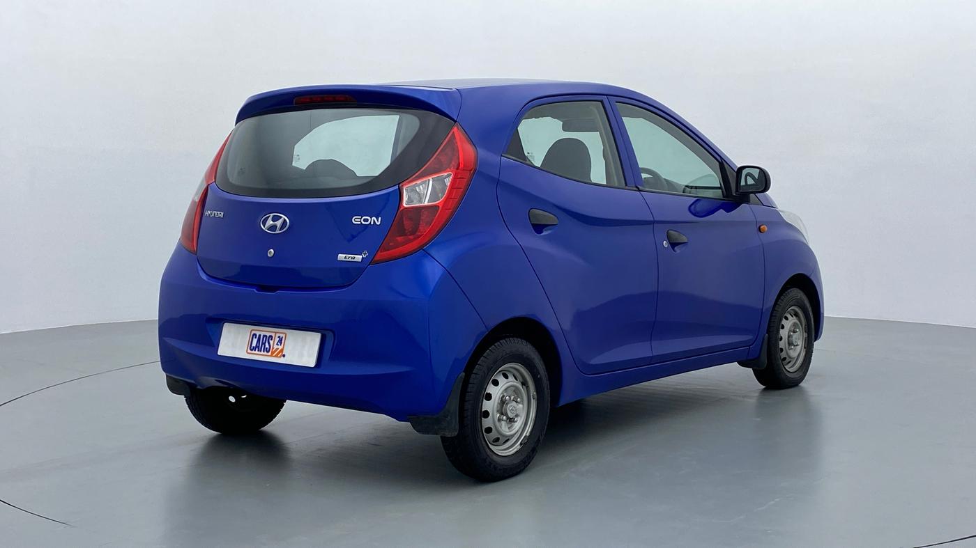 2013 Hyundai Eon ERA PLUS, Petrol, Manual, 34,129 km, Right Back Diagonal (45- Degree) View