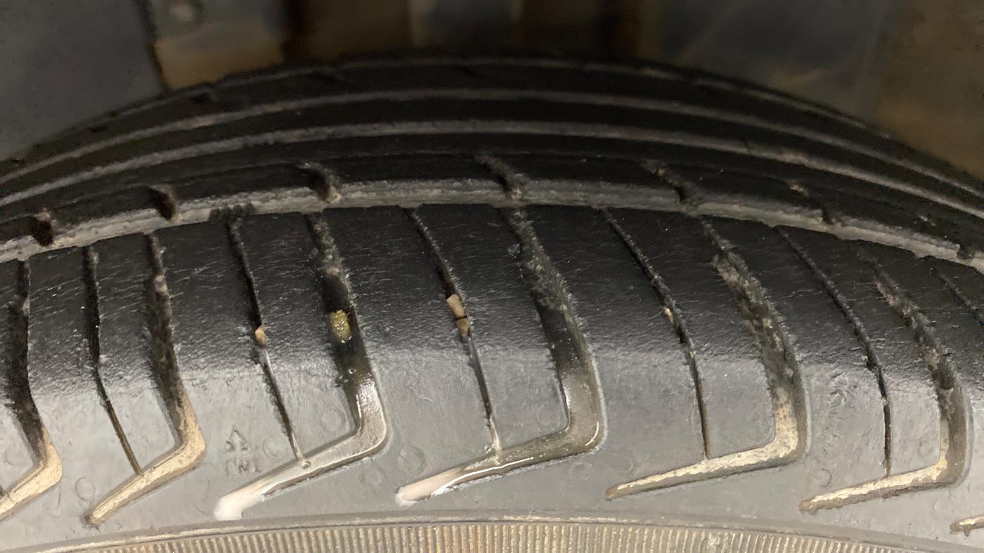 2018 Datsun Redi Go 1.0 T(O), Petrol, Manual, 55,547 km, Left Front Tyre Tread