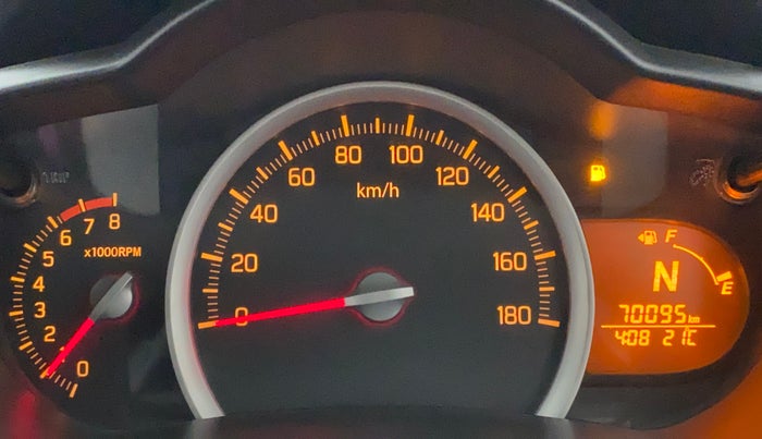 2015 Maruti Celerio VXI AMT, Petrol, Automatic, 70,415 km, Odometer Image
