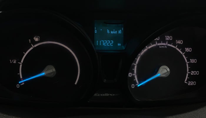 2014 Ford Ecosport AMBIENTE 1.5L DIESEL, Diesel, Manual, 1,17,219 km, Odometer Image