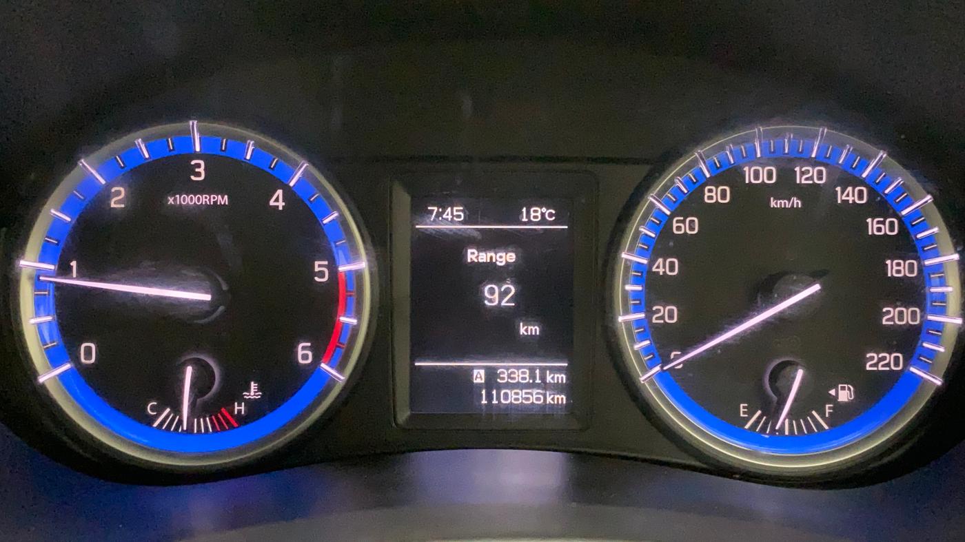 2015 Maruti S Cross ZETA 1.3, Diesel, Manual, 1,10,856 km, Odometer Image