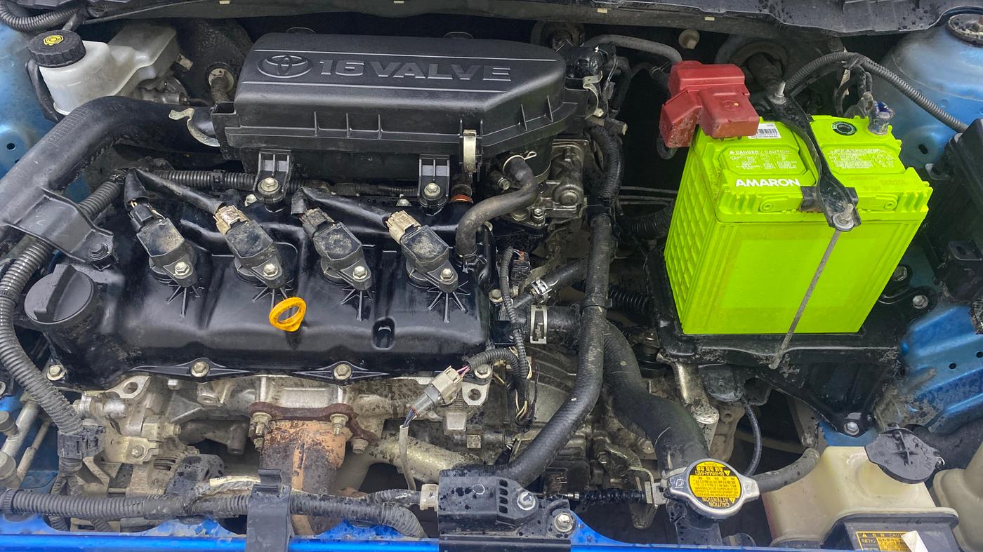 2015 Toyota Etios Liva G, Petrol, Manual, 34,776 km, Engine View