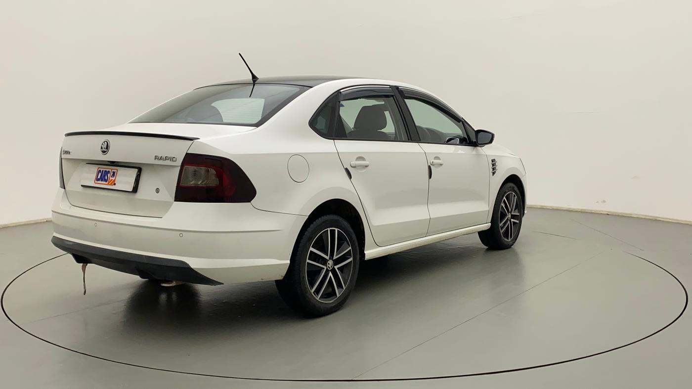 2017 Skoda Rapid MONTE CARLO 1.6 MPI AT, CNG, Automatic, 38,857 km, Right Back Diagonal