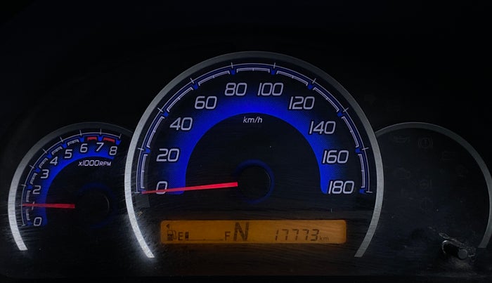 2017 Maruti Wagon R 1.0 VXI AMT, Petrol, Automatic, 17,765 km, Odometer Image