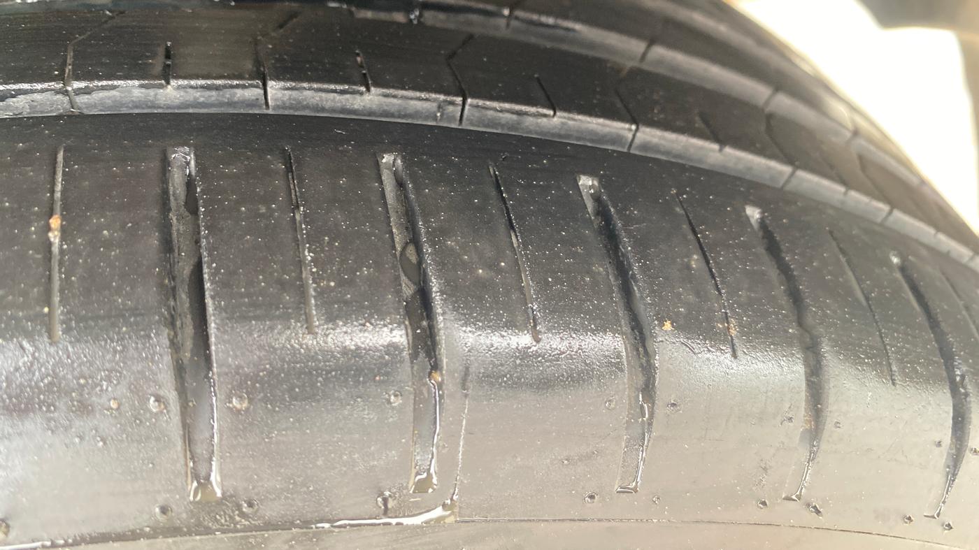 2018 Ford Figo Aspire TITANIUM 1.2 PETROL, Petrol, Manual, 73,276 km, Left Rear Tyre Tread
