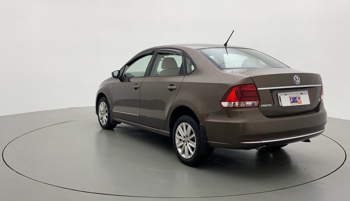 2016 Volkswagen Vento HIGHLINE PETROL AT, Petrol, Automatic, 87,911 km, Left Back Diagonal