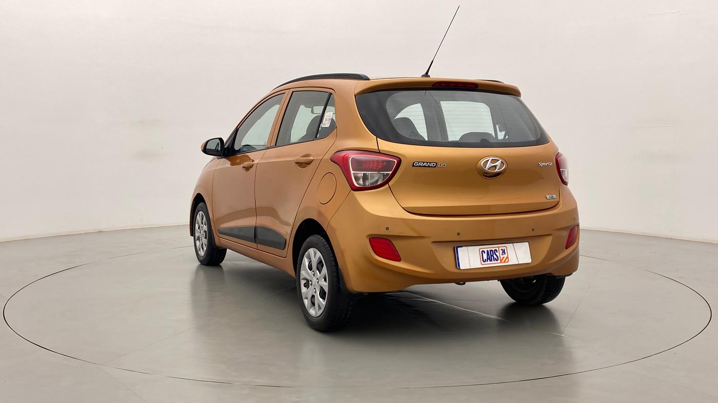 2016 Hyundai Grand i10 SPORTZ 1.2 KAPPA VTVT, Petrol, Manual, 18,831 km, Left Back Diagonal