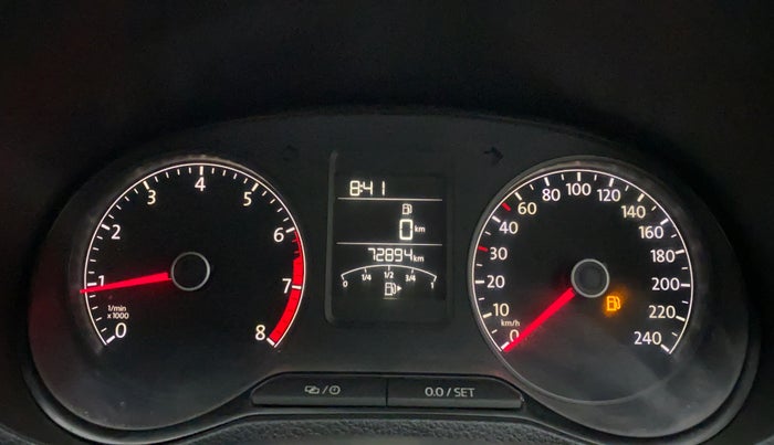 2017 Volkswagen Polo COMFORTLINE 1.2L, Petrol, Manual, 72,894 km, Odometer Image