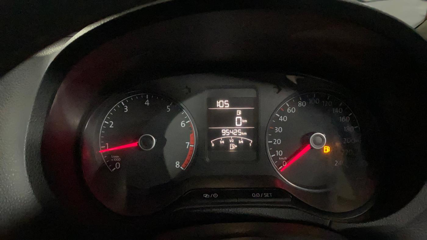 2017 Volkswagen Ameo COMFORTLINE 1.2L, Petrol, Manual, 95,386 km, Odometer Image