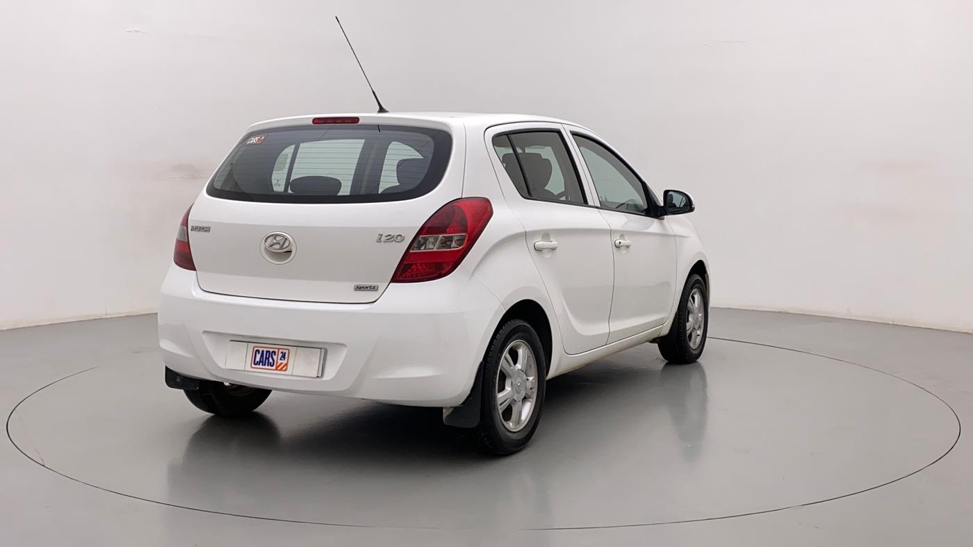 2011 Hyundai i20 SPORTZ (O) 1.2, Petrol, Manual, 75,189 km, Right Back Diagonal