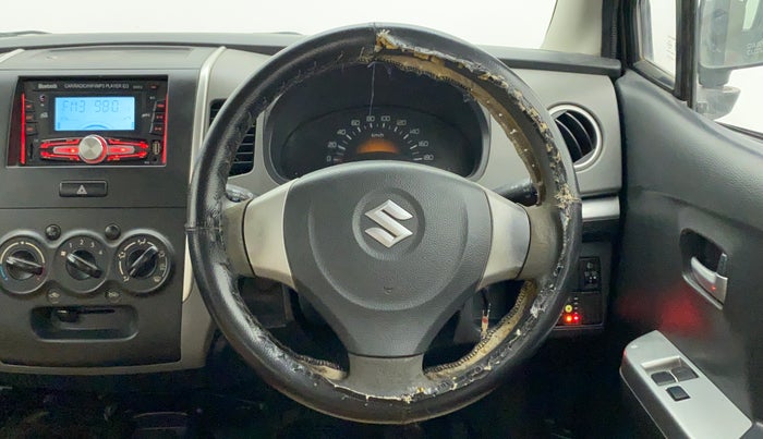 2012 Maruti Wagon R 1.0 LXI CNG, CNG, Manual, 96,652 km, Steering Wheel Close Up