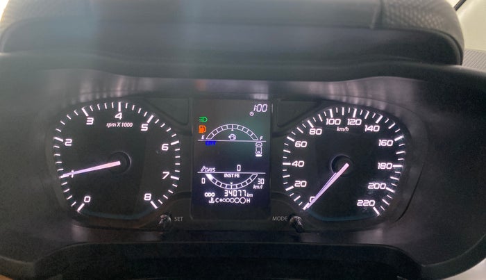 2021 Tata ALTROZ XT PETROL, Petrol, Manual, 34,077 km, Odometer Image
