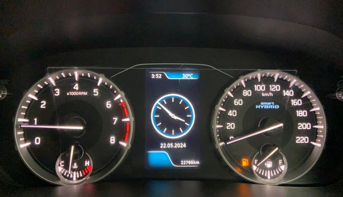 2023 Maruti BREZZA ZXI SMART HYBRID , Petrol, Manual, 23,892 km, Odometer Image