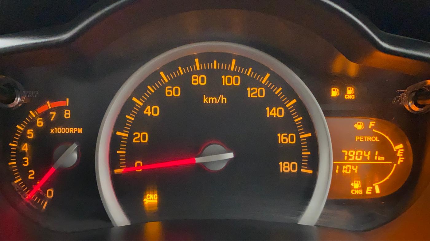 2020 Maruti Celerio VXI CNG D, CNG, Manual, 79,061 km, Odometer Image
