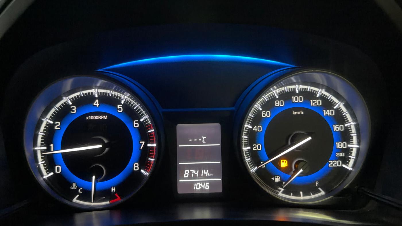 2017 Maruti Baleno DELTA PETROL 1.2, Petrol, Manual, 87,405 km, Odometer Image