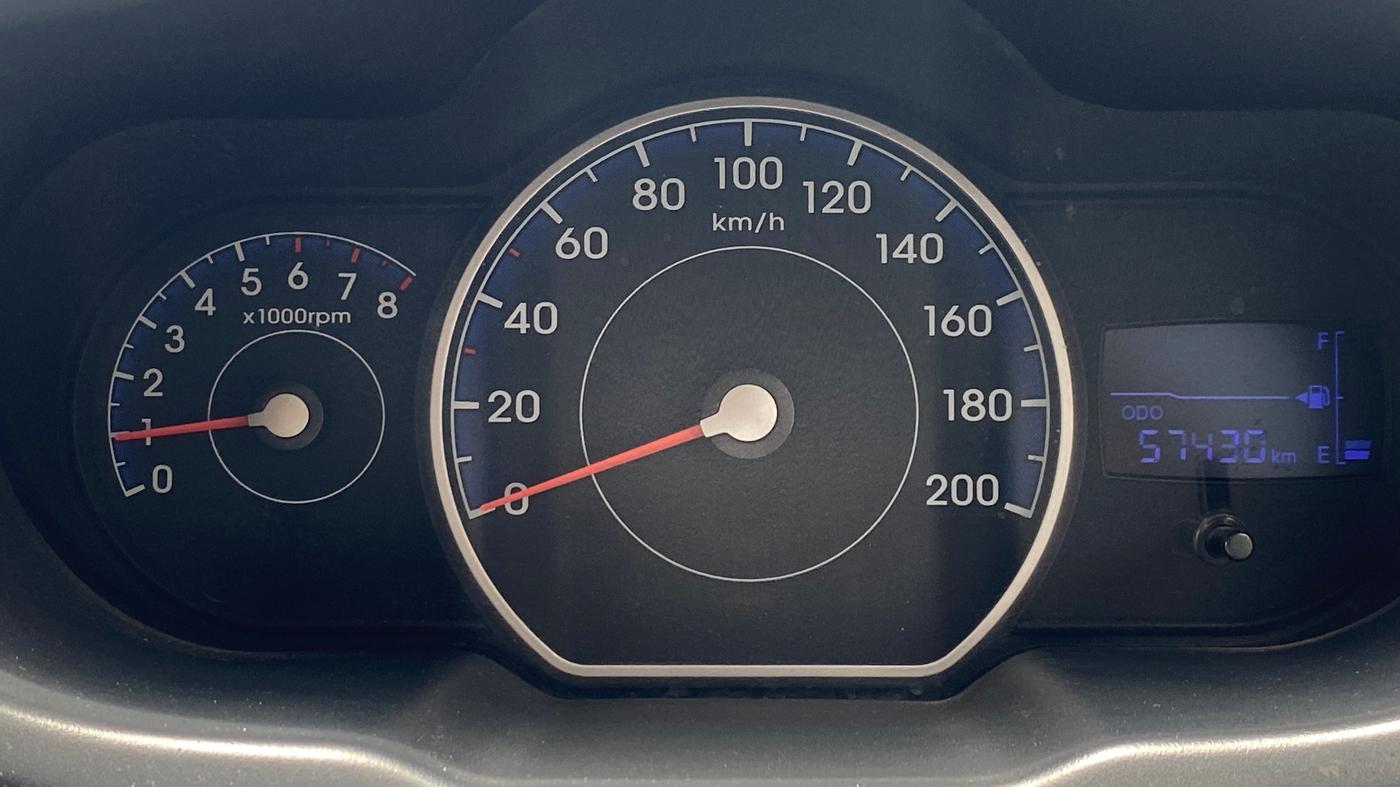 2014 Hyundai i10 MAGNA 1.1, Petrol, Manual, 57,429 km, Odometer Image