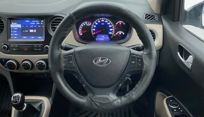 2019 Hyundai Grand i10 SPORTZ 1.2 KAPPA VTVT, Petrol, Manual, 43,266 km, Steering Wheel Close Up