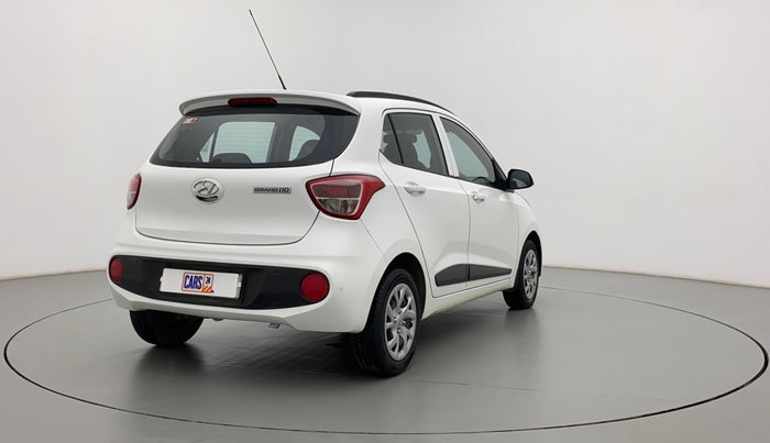 2019 Hyundai Grand i10 SPORTZ 1.2 KAPPA VTVT, Petrol, Manual, 43,266 km, Right Back Diagonal