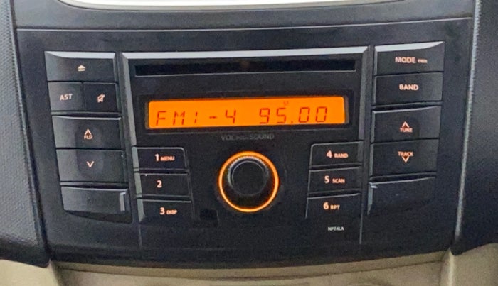 2013 Maruti Swift Dzire VXI, Petrol, Manual, 65,605 km, Infotainment System